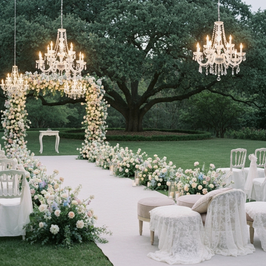 Elegant wedding ceremony