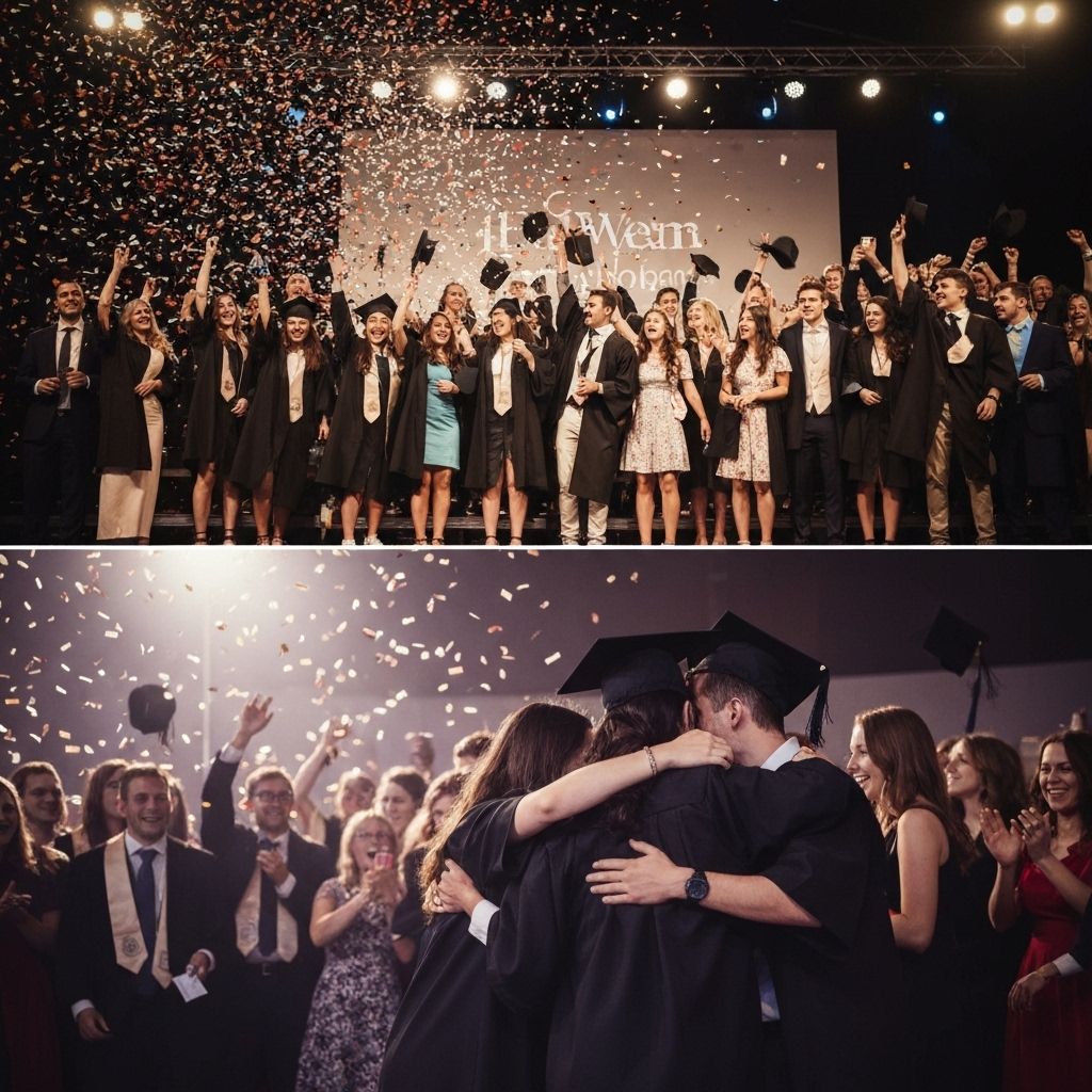 Epic graduation celebration aftermovie style